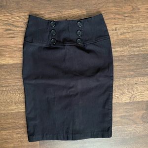 Vintage fashion gold black skirt size m